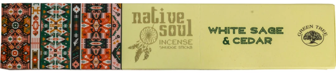 Brand new 🎉 Kheops International Incense & Accessories Native Soul Green Tree Incense 15 Gr - White Sage & Cedar ✨ 3 Kheops International Incense & Accessories Native Soul Green Tree Incense 15 Gr - White Sage & Cedar