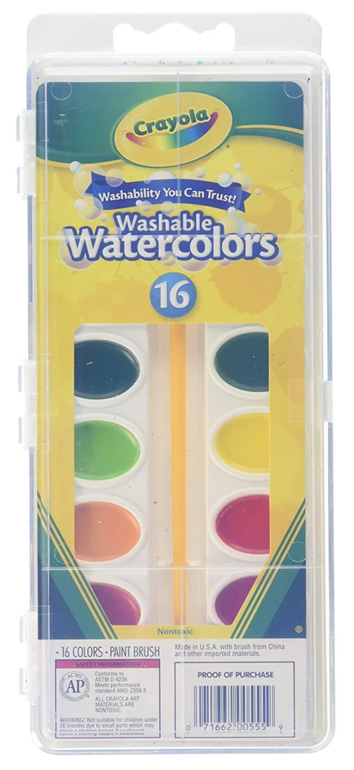 Flash Sale 😉 Notions 16 Count Crayola Washable Watercolors ❤️ 3 Notions 16 Count Crayola Washable Watercolors