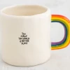 Natural Life You Make The World A Better Place Rainbow Mug
