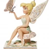 Enesco Tinkerbell White Woodland By Jim Shore Disney Traditions