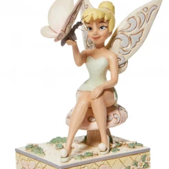 Enesco Tinkerbell White Woodland By Jim Shore Disney Traditions
