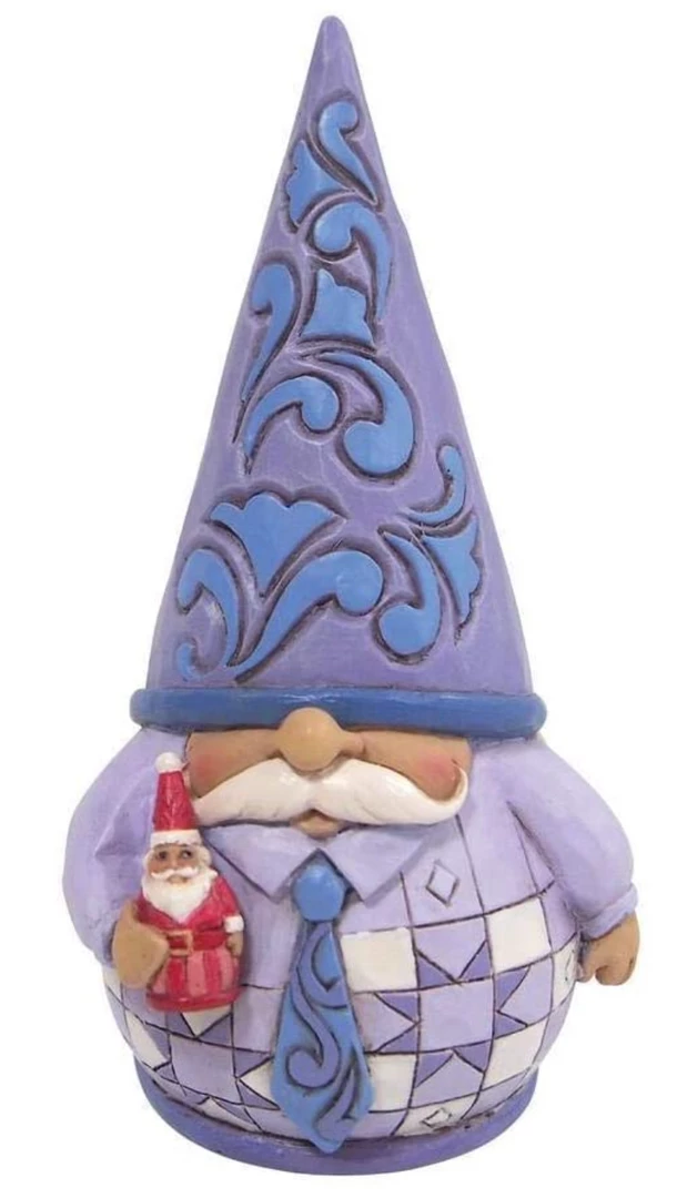 Hot Sale โ๏ธ Enesco Purple Gnome W/Santa By Jim Shore Heartwood Creek Fairies & Gnomes ๐ 3 Enesco Purple Gnome W/Santa By Jim Shore Heartwood Creek Fairies & Gnomes