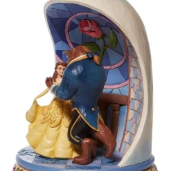 Enesco Beauty And The Beast Rose Dome By Jim Shore Disney Traditions