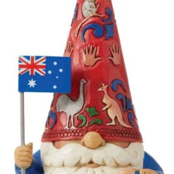 Enesco Australian Gnome By Jim Shore Heartwood Creek Fairies & Gnomes