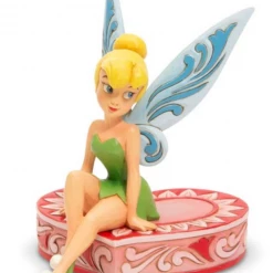 Enesco Tinkerbell Sitting On Heart By Jim Shore Disney Traditions