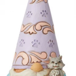 Enesco Gnome With Cat By Jim Shore Heartwood Creek Fairies & Gnomes