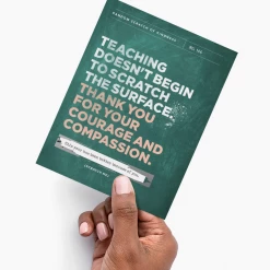 Faire New Arrivals! Scratch The Surface Teacher Scratch-off Card