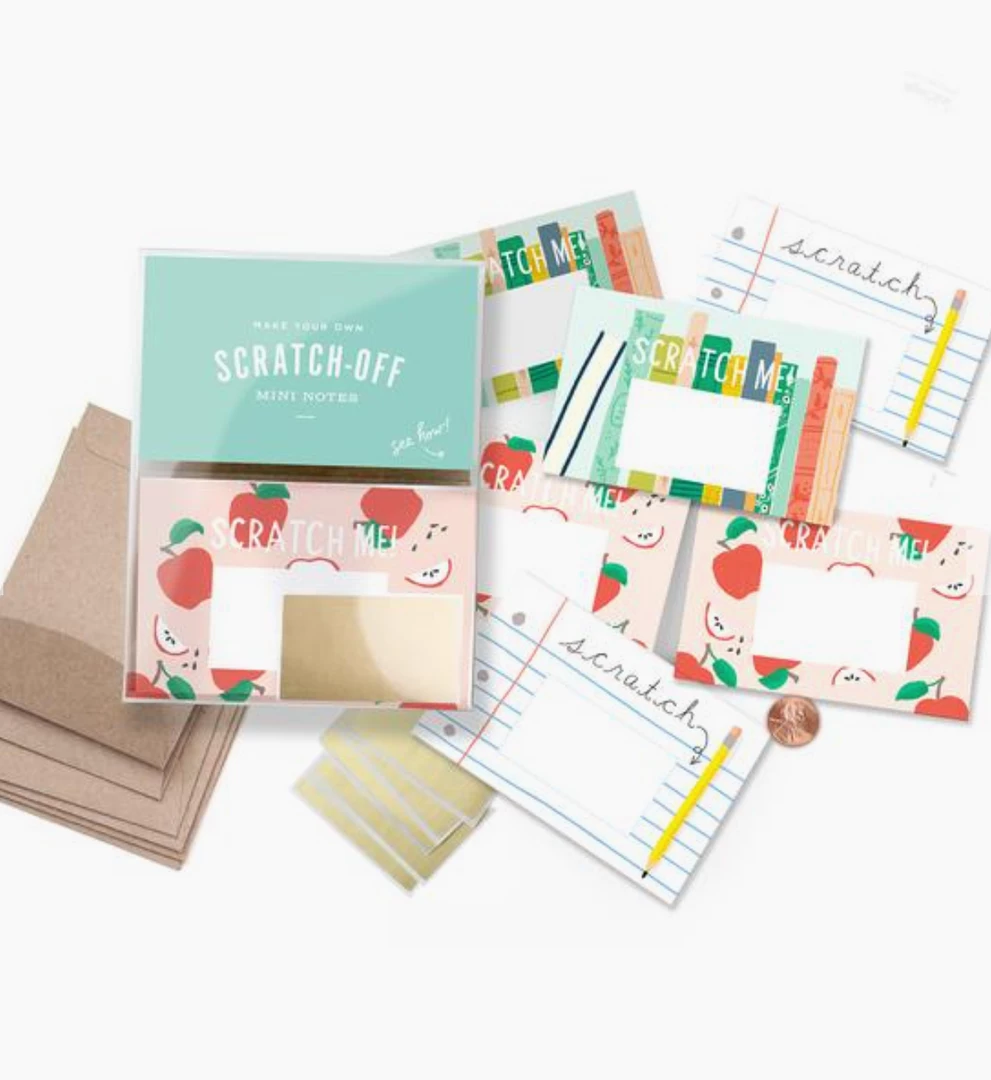 Cheapest 😉 Faire New Arrivals! Scratch-off Mini Notes Set - Teacher 🥰 3 Faire New Arrivals! Scratch-off Mini Notes Set - Teacher