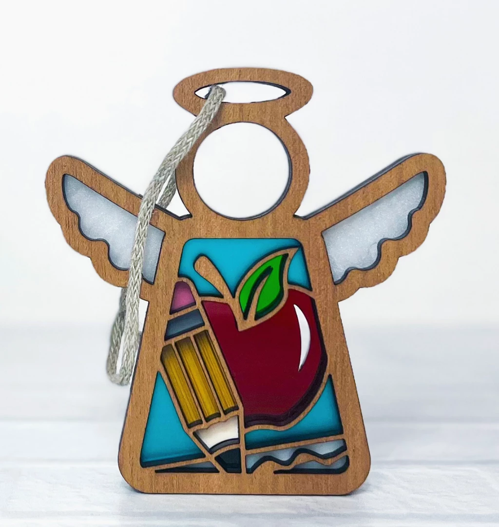 Deals 👏 Faire Teacher Angel Suncatcher Ornament, End Of Year School Gifts Angel Gifts 🛒 3 Faire Teacher Angel Suncatcher Ornament, End Of Year School Gifts Angel Gifts