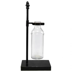 World Buyers New Arrivals! Vintage Glass Stem Vase With Metal Stand