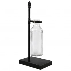 World Buyers New Arrivals! Vintage Glass Stem Vase With Metal Stand