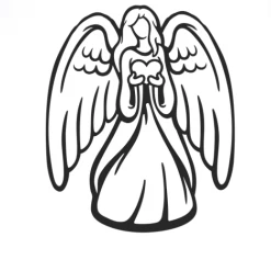 Raku Potteryworks Heart Angel Silhouette Dreamcatcher Jar From Raku Pottery