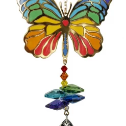 Woodstock Chimes Prisms & Hanging Crystals Crystal Wonders - Butterfly