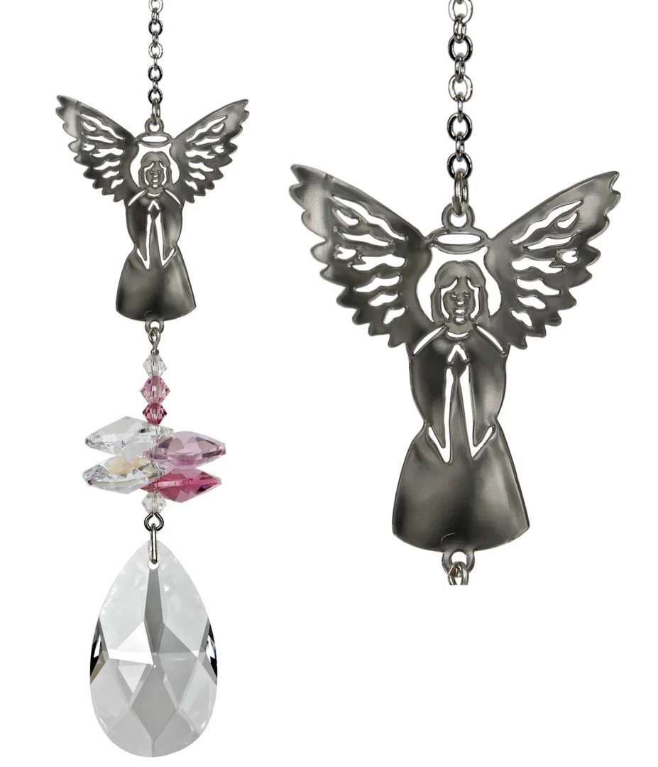 Wholesale 😉 Woodstock Chimes Angel ~ Crystal Fantasy Suncatcher Angel Gifts 🔥 3 Woodstock Chimes Angel ~ Crystal Fantasy Suncatcher Angel Gifts