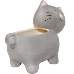 World Buyers Little Kitty Katy Planter Grey New Arrivals!