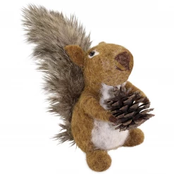 World Buyers New Arrivals! Sammy Squirrel Felted Woolie Friend