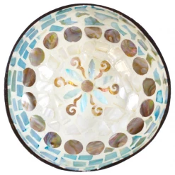World Buyers New Arrivals! Nirvana Mosaic Inlay Coconut Shell Bowl