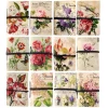 World Buyers Cottage Garden Mini Journals W/tie Natural Paper
