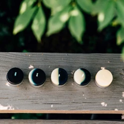 Ten Thousand Villages Waxing Moon Tealight Candle Set