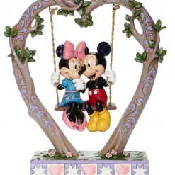 Enesco Mickey And Minnie On Swing By Jim Shore Disney Traditions