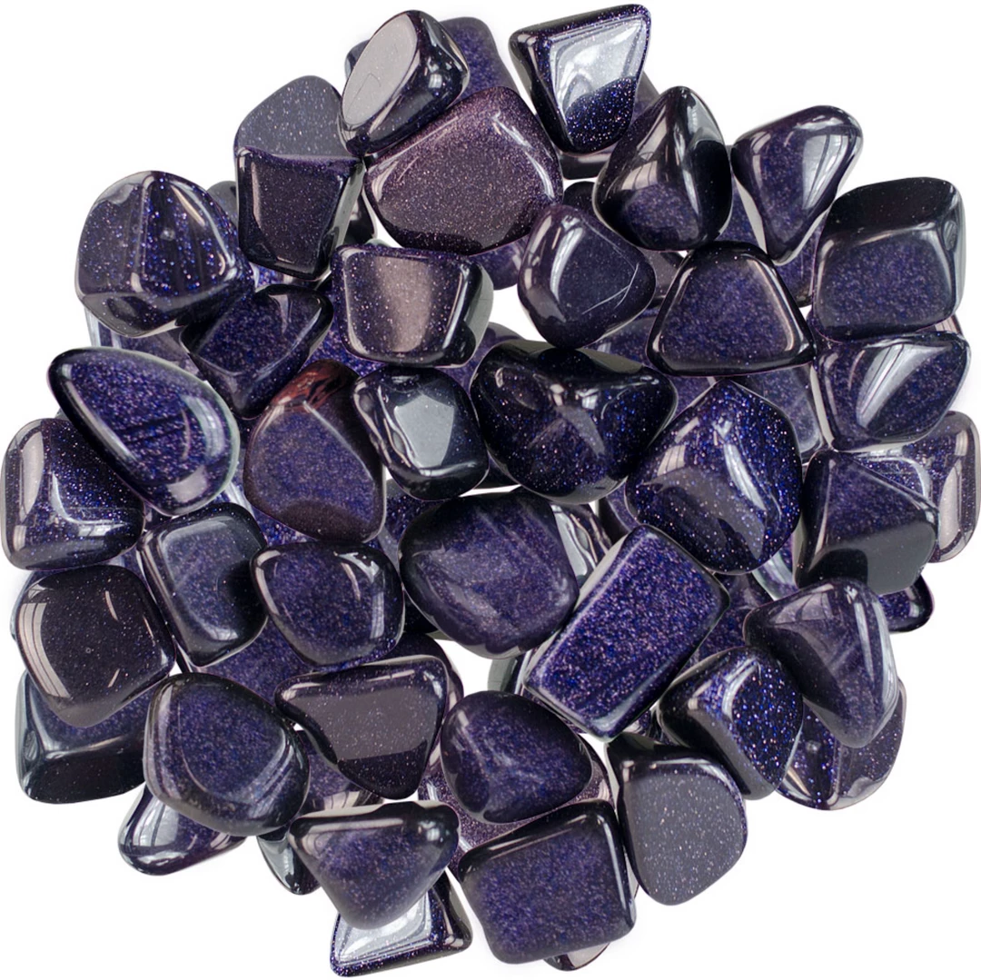 Buy ๐ฅฐ Kheops International Crystals & Tumbled Stones Blue Goldstone Tumbled Stone ๐งจ 3 Kheops International Crystals & Tumbled Stones Blue Goldstone Tumbled Stone
