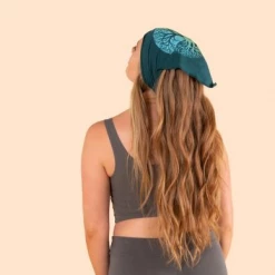Soul Flower Two Tone Tree Of Life Teal Bandana Headband
