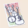 Soul Flower Unplug And Jam Music Instruments Sticker
