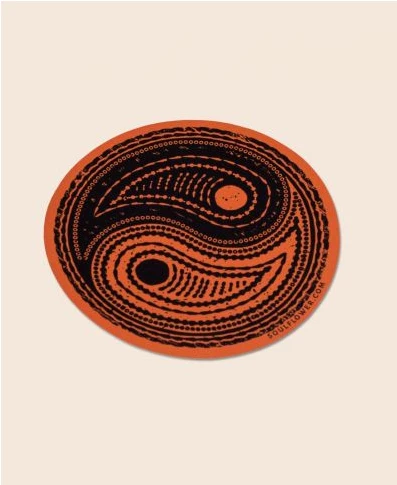 Deals ๐ Soul Flower Yin Yang Sticker โ 3 Soul Flower Yin Yang Sticker
