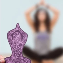 Soul Flower Yoga Pose Sticker
