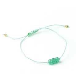 Matr Boomie Aventurine Indali Bracelet "Stone Of Opportunity" Handcrafted In India Global Fair Trade Gifts