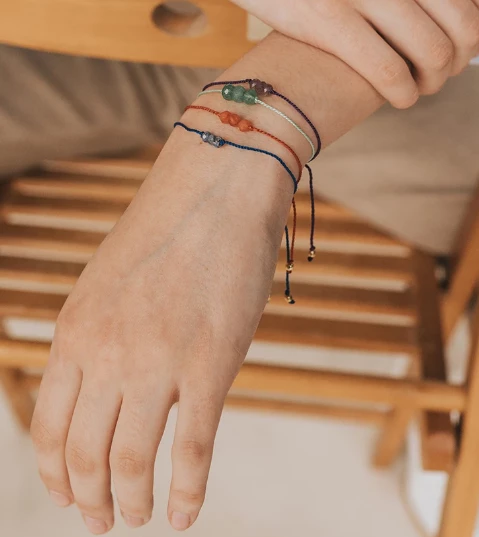 Cheap ⭐ Matr Boomie Sodalite Indali Bracelet "Stone Of Harmony And Balance" Handcrafted In India Global Fair Trade Gifts 😍 4 Matr Boomie Sodalite Indali Bracelet "Stone Of Harmony And Balance" Handcrafted In India Global Fair Trade Gifts