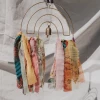 Matr Boomie Global Fair Trade Gifts Rainbow Dream Sari Tassels Swapna Bell Chime Handcrafted In India