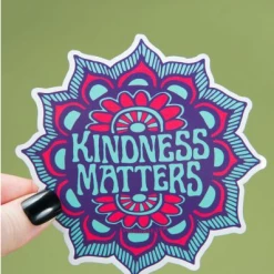 Soul Flower Kindness Matters Mandala Sticker