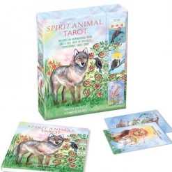 New Leaf Distributing Metaphysical & Divination Gifts Spirit Animal Tarot (78-card Deck & Guidebook)