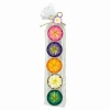 World Buyers Colorful Plumeria Flower Tea Light Candle Gift Set