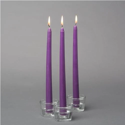 Flash Sale ๐ Quick Candles Purple Taper Candle 10" Candles & Accessories โญ 3 Quick Candles Purple Taper Candle 10" Candles & Accessories