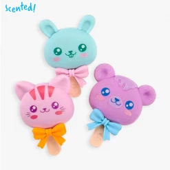 Ooly Cutie Pops Strawberry-Scented Puzzle Erasers Set