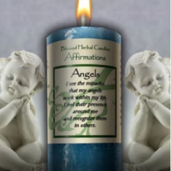 Coventry Creations Angels Affirmation ~ Blessed Herbal Candle Candles & Accessories