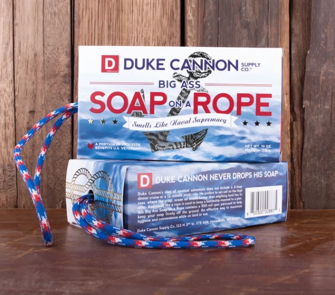 Duke Cannon Big Ass Soap On A Rope - Naval Supremacy