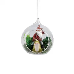 C & F Home Terrarium Gnome On A Frog Ornament