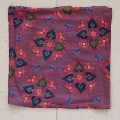 Natural Life Plum Floral Mandala Half Boho Bandeau