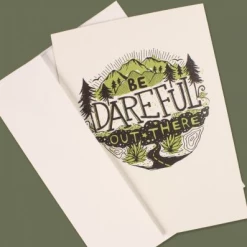 Soul Flower Be Dareful Out There Greeting Card