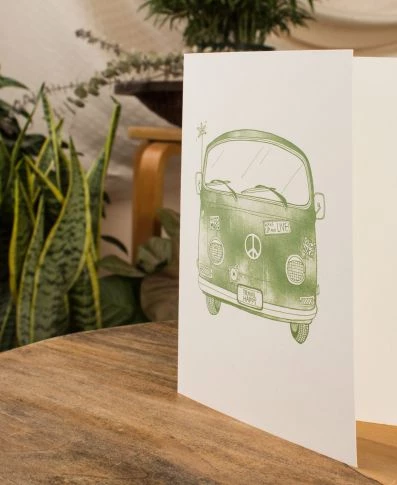 Promo ❤️ Soul Flower Travel Happy Greeting Card ✔️ 4 Soul Flower Travel Happy Greeting Card