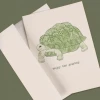Soul Flower Enjoy The Journey Turtle Greeting Card