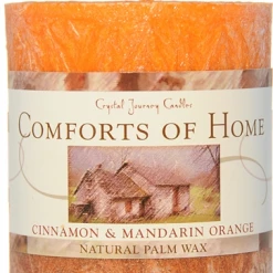 Crystal Journey Candles Comforts Of Home Cinnamon & Mandarin Orange Candle Candles & Accessories