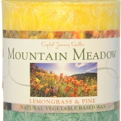 Crystal Journey Candles Candles & Accessories Mountain Meadow Lemongrass & Pine Candle