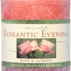 Crystal Journey Candles Romantic Evening Rose & Jasmine Candle
