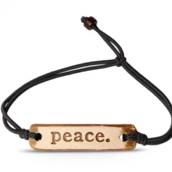 Peace. MudLOVE Bracelet Eco-Conscious Gifts