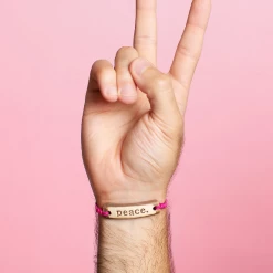 Peace. MudLOVE Bracelet Eco-Conscious Gifts