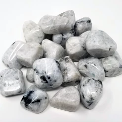New Age Imports White Rainbow Moonstone Tumbled Stone